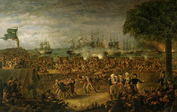 The Battle of Fort Moultrie, John Blake White